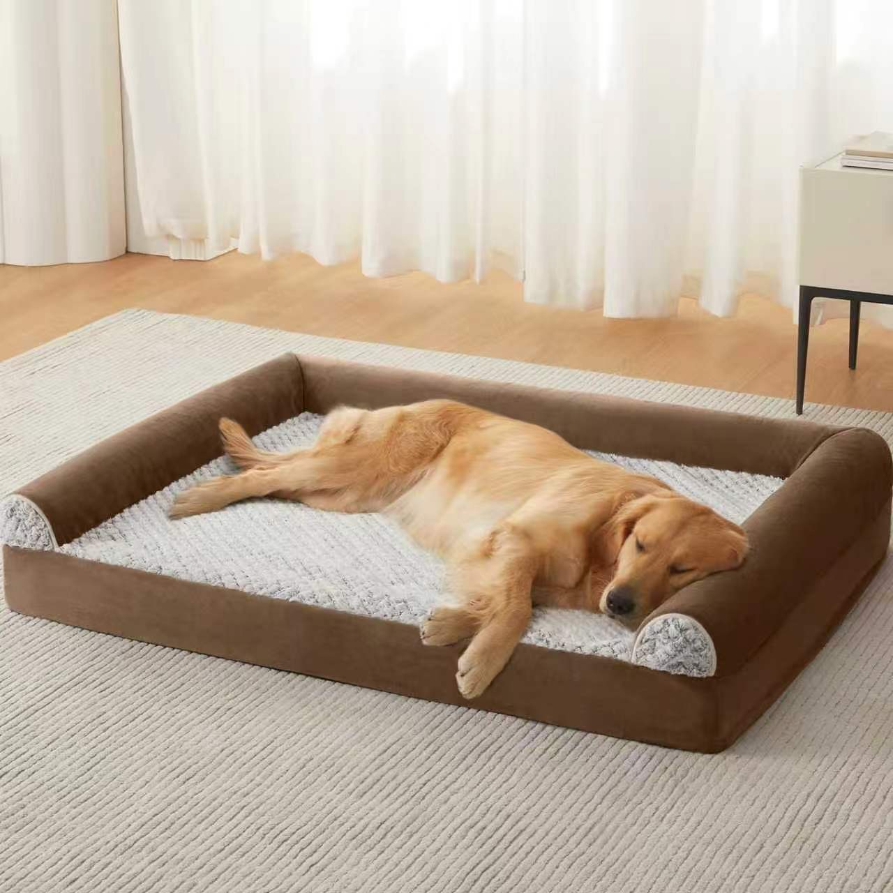 Hondenbed Orthopedisch Sofa Design | Waterproof Eierdoos Schuim | Afneembare Wasbare Hoes