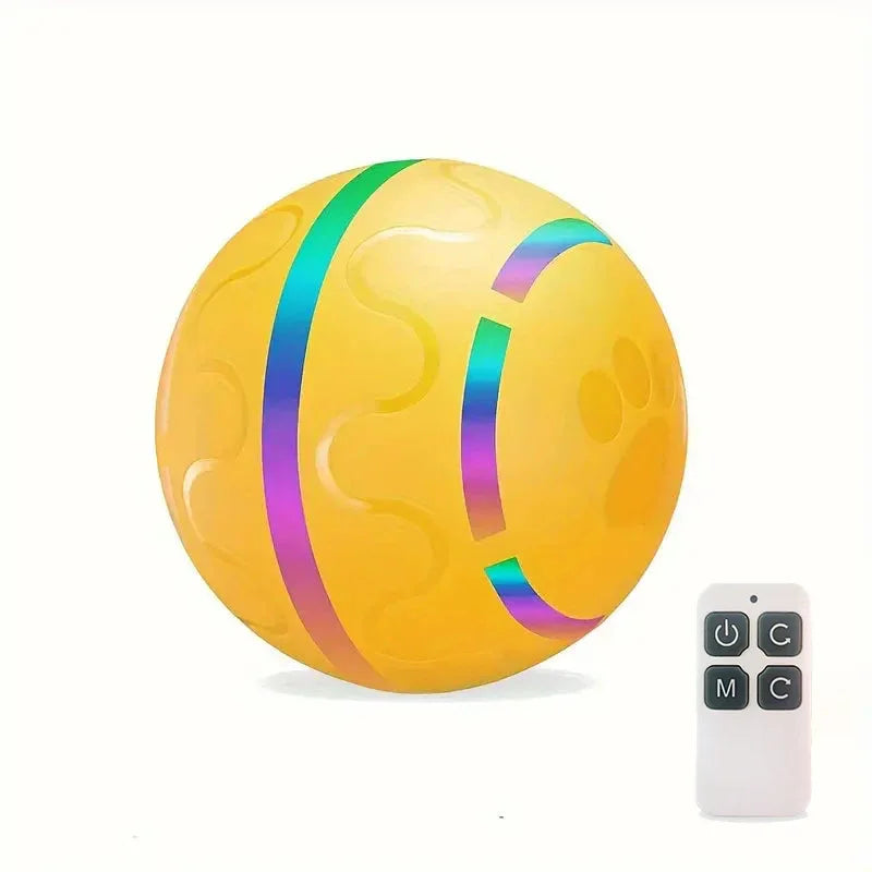 Actieve Rollende Hondenspeelbal | Zelfbewegende Interactieve Bal | Lange Batterijduur - Ruffy
