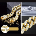 Hondenketting Halsband Nep Diamanten Cubaanse - Ruffy