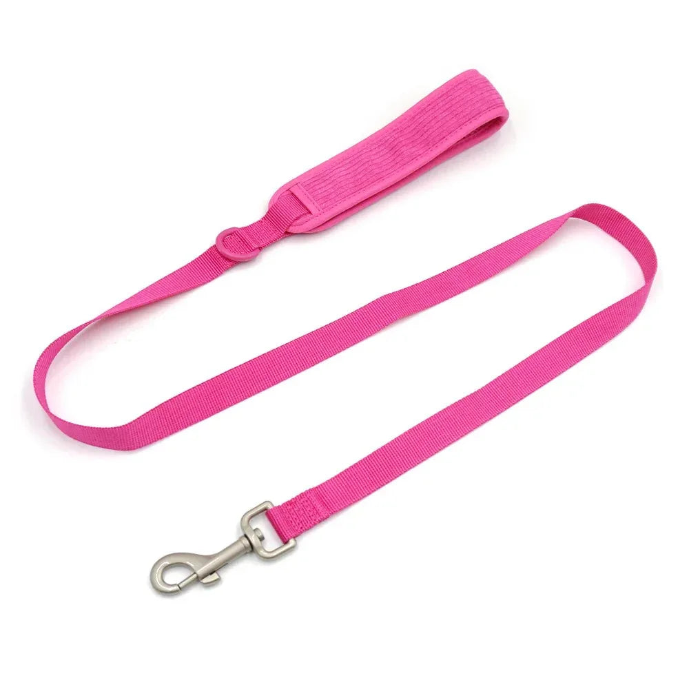 Complete hondenset Harnas Halsband Leiband en Poepzakhouder Verstelbaar en Stijlvol - Ruffy