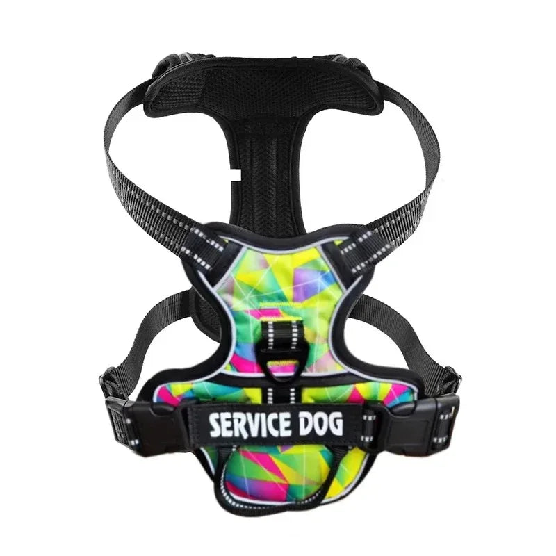 Gepersonaliseerd Reflecterend Antitrek Hondentuig - Ruffy