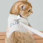 Reflecterend verstelbaar kattentuig met snelsluiting – zacht en ademend canvas - Ruffy