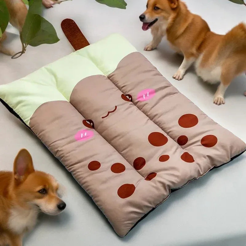 Koelmat voor Honden Geavanceerde Koeltechnologie Draagbaar Gemakkelijk Schoon te Maken Duurzaam Textiel - Ruffy