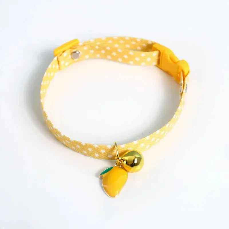 Verstelbare kattenhalsband met snelsluiting en ingebouwde bel – leuk en duurzaam fluwelen ontwerp - Ruffy