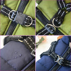 Regenjas Hond Waterdicht Met Warme Fleece En Ingebouwd Tuigje - Ruffy