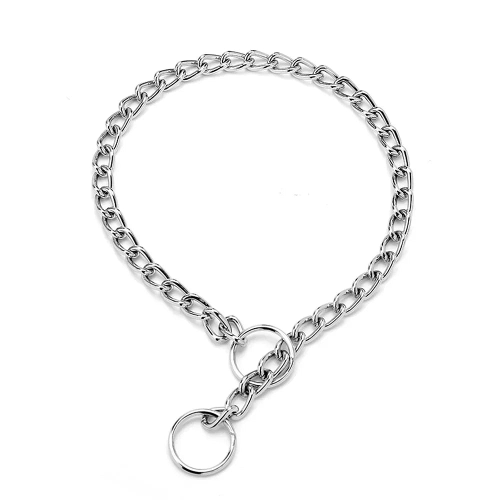 Honden Halsband Zware Uitvoering Roestvrij Staal - Ruffy