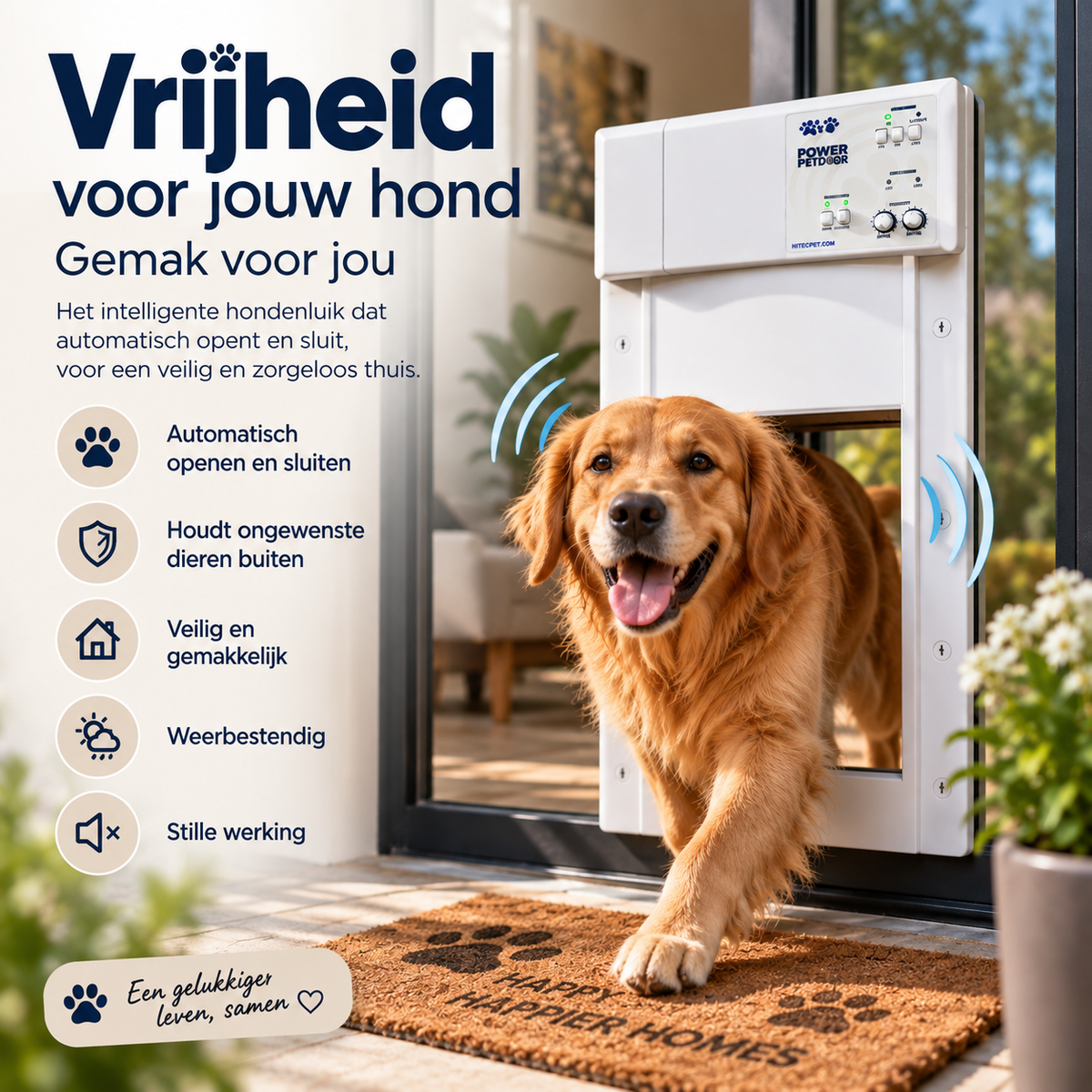 SmartEntry™ Automatisch Hondenluik