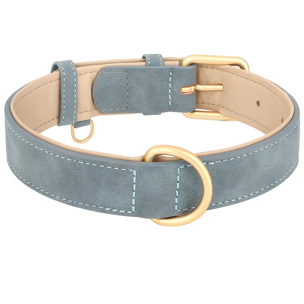 Hondenhalsband Van Duurzaam Zacht Leer - Ruffy