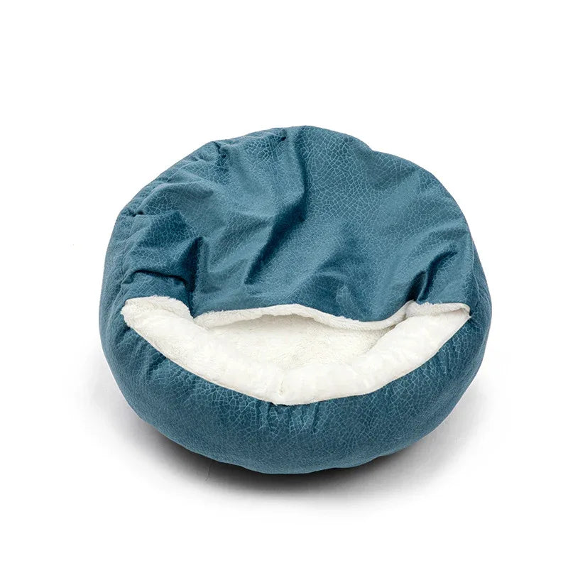 Orthopedisch Donut honden bed Met Kap Deken Om Weg Te Kruipen - Ruffy