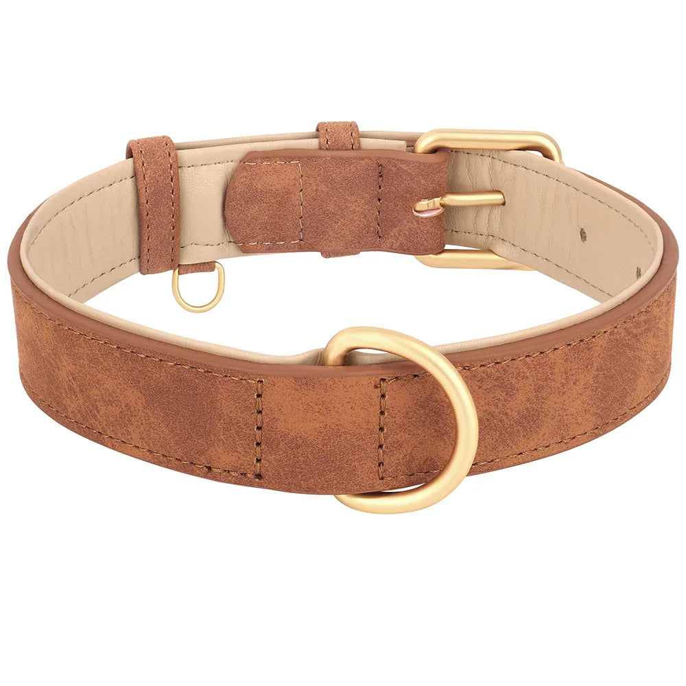 Hondenhalsband Van Duurzaam Zacht Leer - Ruffy