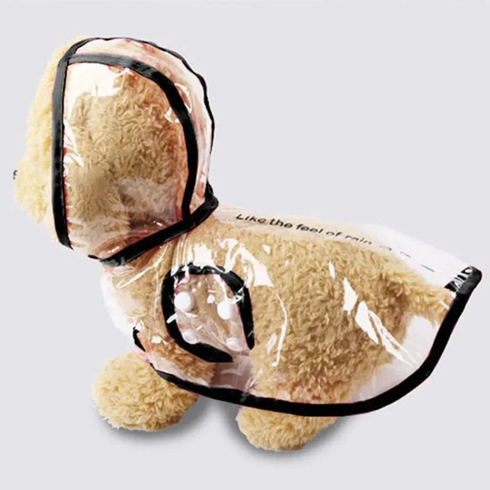 Transparante Regenjas voor Kleine Honden Waterdichte Poncho Duurzaam en Stijlvol - Ruffy