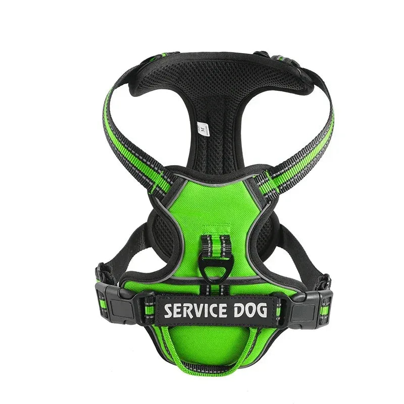 Gepersonaliseerd Reflecterend Antitrek Hondentuig - Ruffy