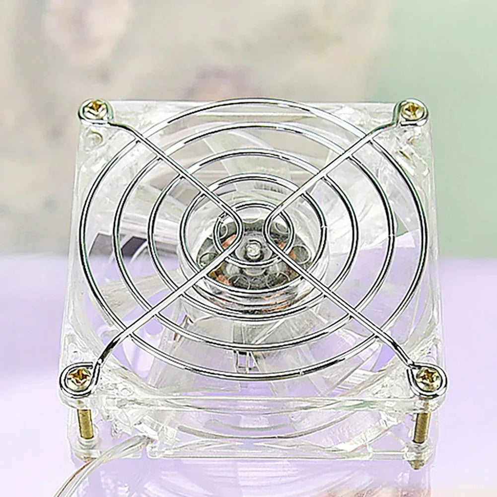 Draagbare huisdierventilator USB-aangedreven Verstelbare luchtstroom Compact en stil Perfect voor op reis en in krat 8 cm - Ruffy