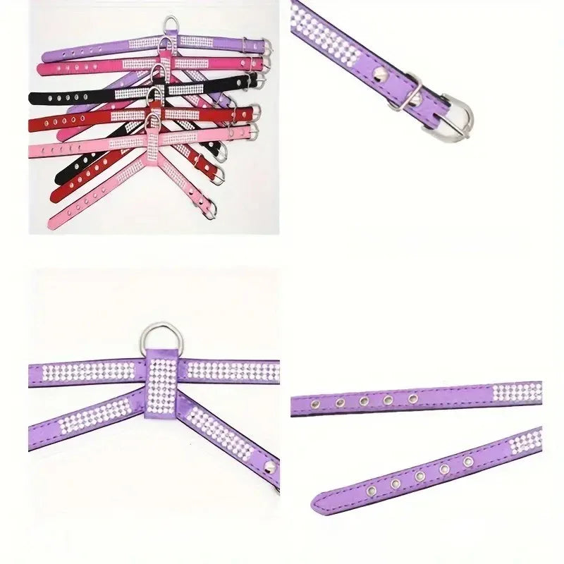 Stijlvol Hondentuig Bling Nepdiamantjes - Ruffy