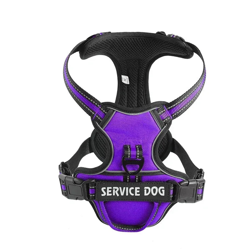 Gepersonaliseerd Reflecterend Antitrek Hondentuig - Ruffy