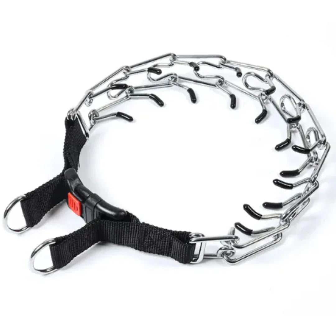 Honden Trainingshalsband | Prong Ontwerp | Snelkoppelingsgesp | Roestvrij Staal - Ruffy