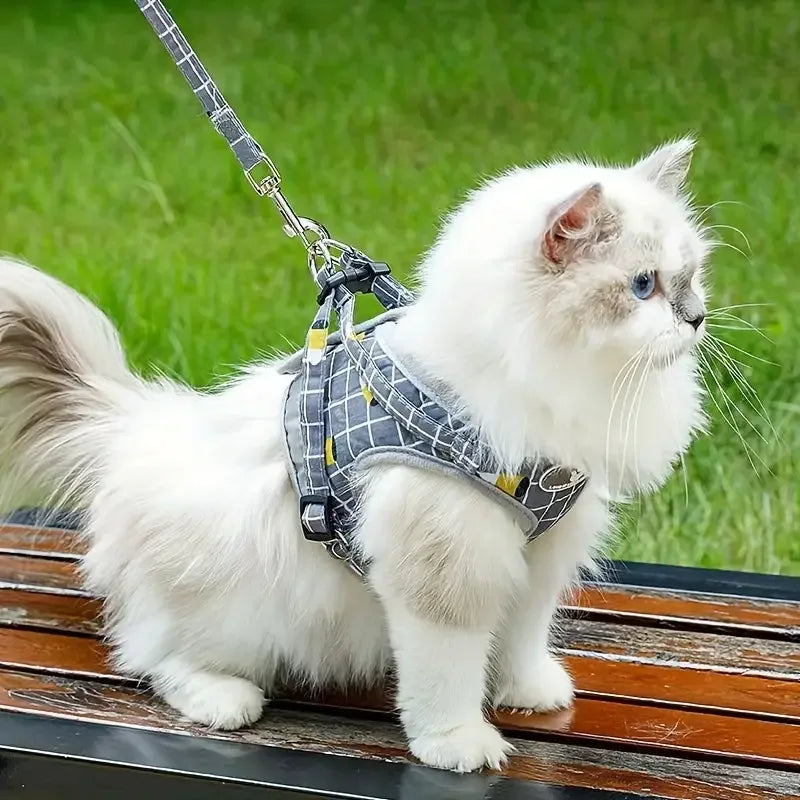 Reflecterend verstelbaar huisdierharnas met zachte vulling – veiligheid en comfort voor honden en katten - Ruffy