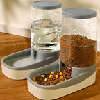 Automatische Voederset voor Honden 5L Met Zwaartekracht Waterdispenser en Voederbak - Ruffy