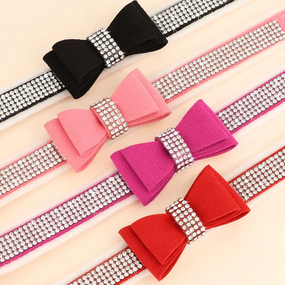 Strass Strik Halsband voor Honden - Ruffy
