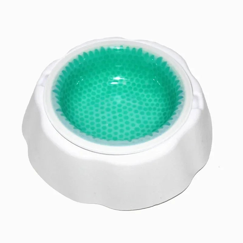 Verkoelende Hondenwaterbak Duurzaam Draagbaar Houdt Water Koel Beschikbaar in Groen en Blauw 470ml - Ruffy