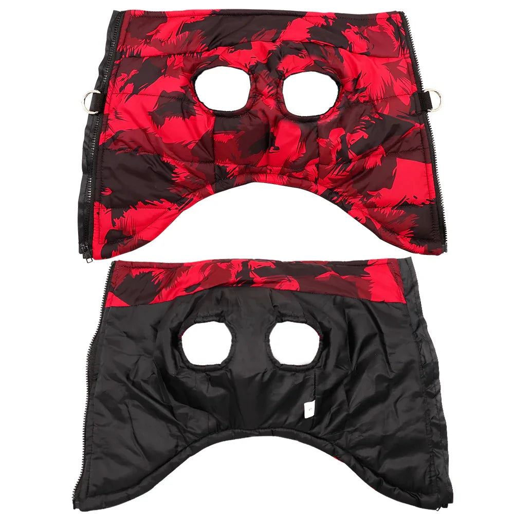 Luxe Warme Winterjas Voor Honden Camouflage - Ruffy