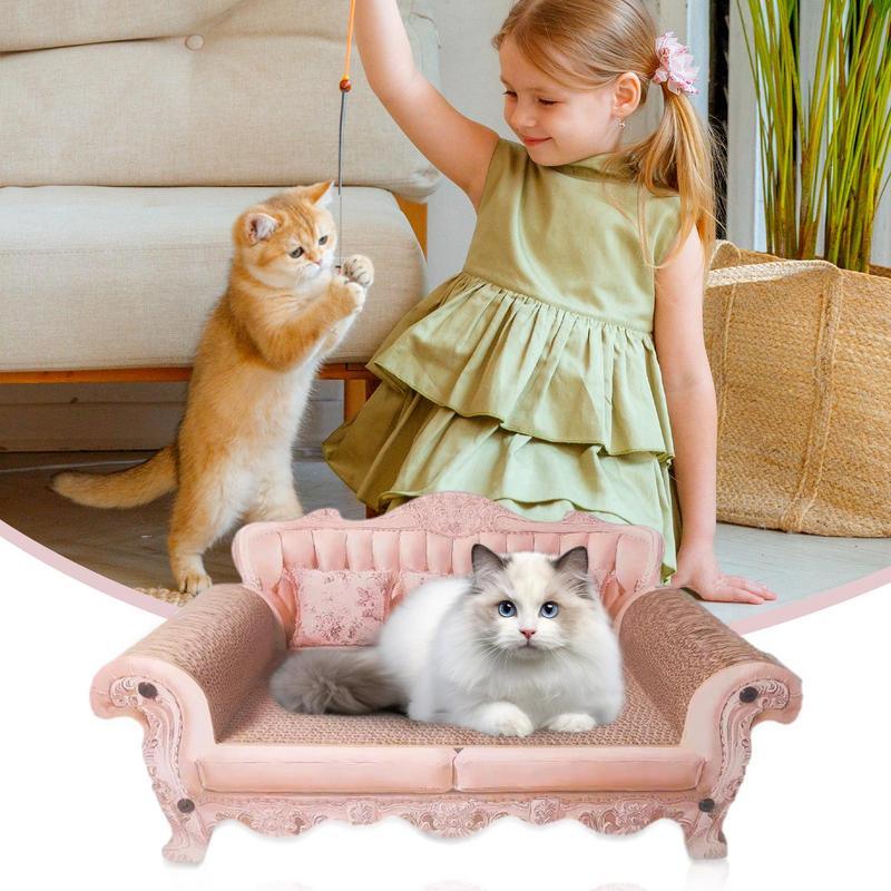 Katten Krab-Loungebank Stijlvol Duurzaam Gezond Kraboppervlak Beschermt Meubels 60x24x30cm - Ruffy