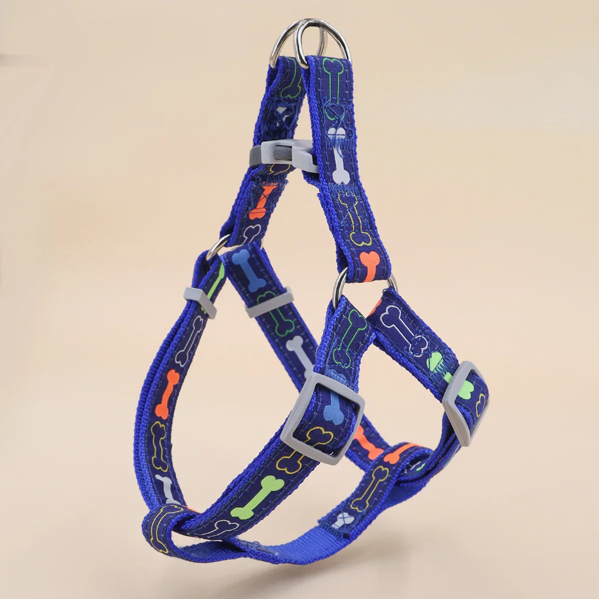 Hondentuig en Riem Set Verstelbaar Comfortabel Reflecterend Duurzaam Nylon Veilig en Stijlvol - Ruffy