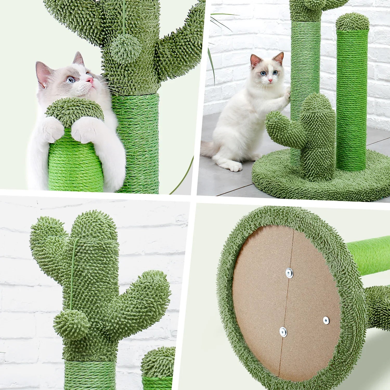 Katten Krabspeeltje Duurzaam Interactief Beschermt Meubels Bevordert Gezond Krabben Groen - Ruffy