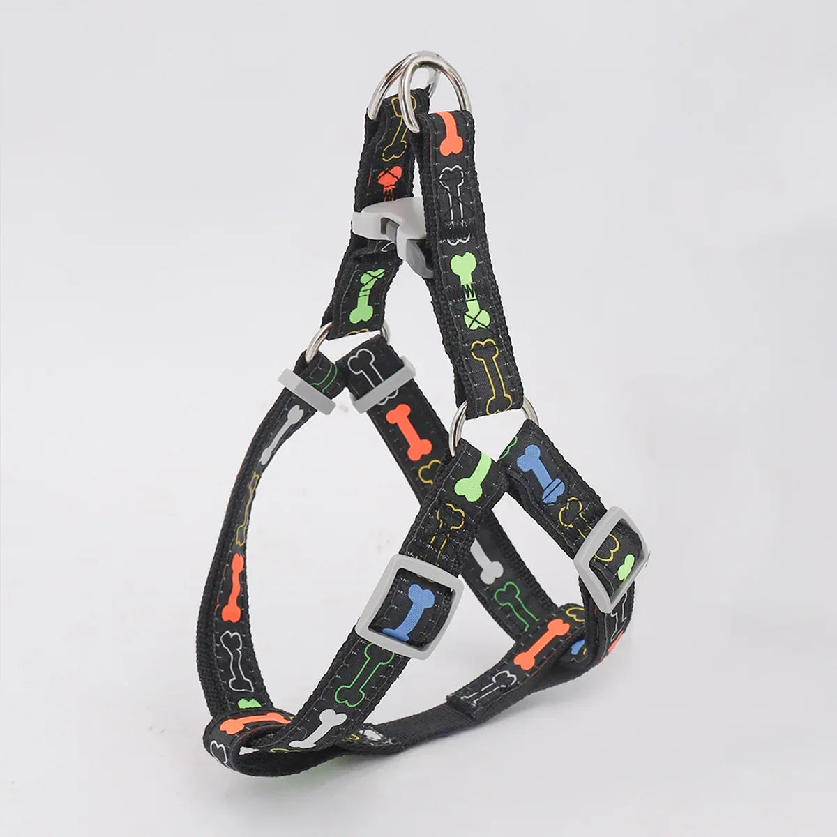 Hondentuig en Riem Set Verstelbaar Comfortabel Reflecterend Duurzaam Nylon Veilig en Stijlvol - Ruffy