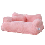 Luxe Kattenbed Sofa-Design Pluche Comfort Duurzaam Machinewasbaar Beschikbaar in S en L - Ruffy
