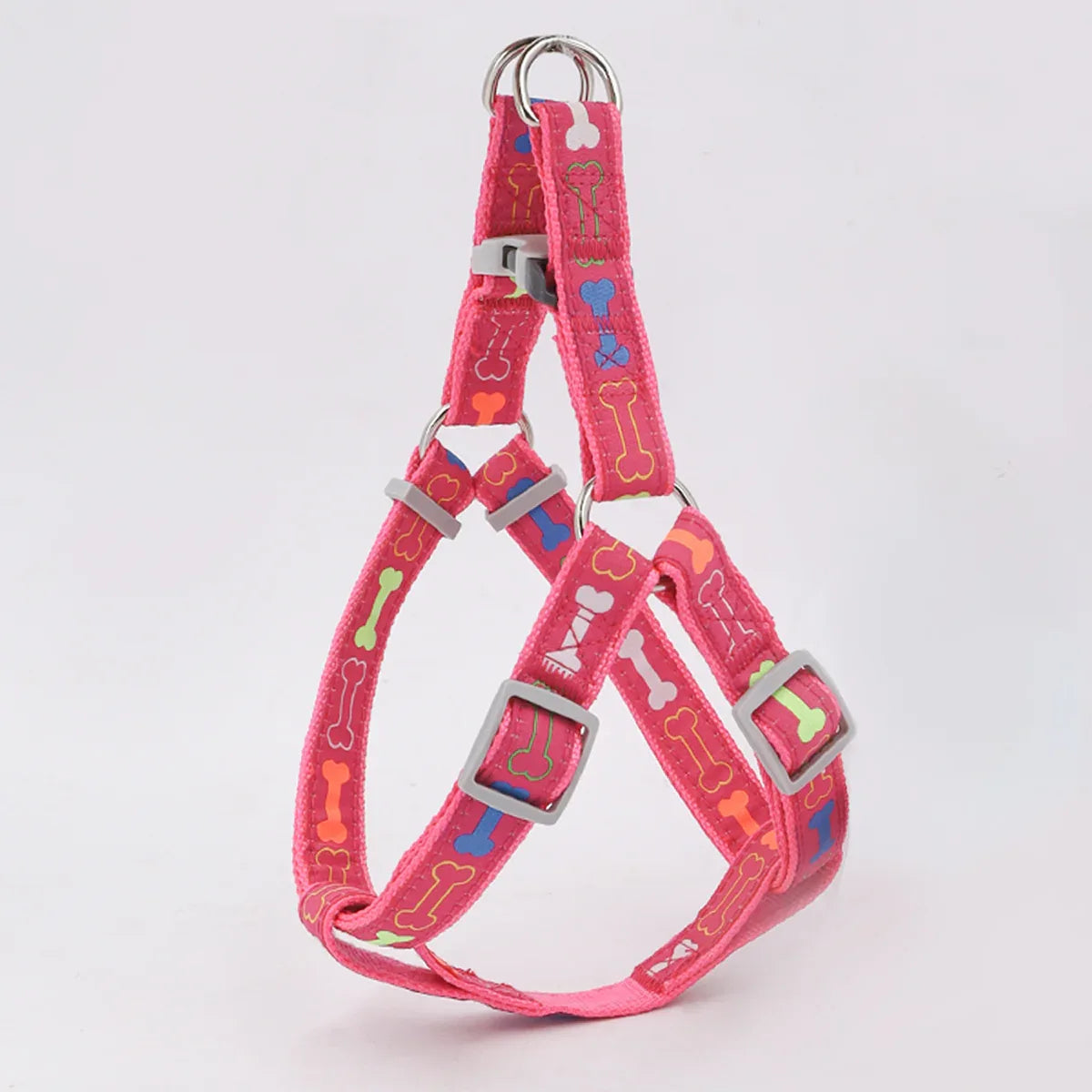 Hondentuig en Riem Set Verstelbaar Comfortabel Reflecterend Duurzaam Nylon Veilig en Stijlvol - Ruffy