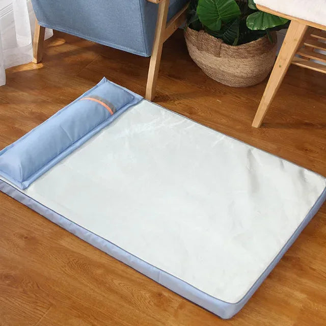 Koel Hondenbed Met Gel Traagschuim Ademend Ondersteunend Ideaal Voor Zomer Beschikbaar in S M L XL - Ruffy