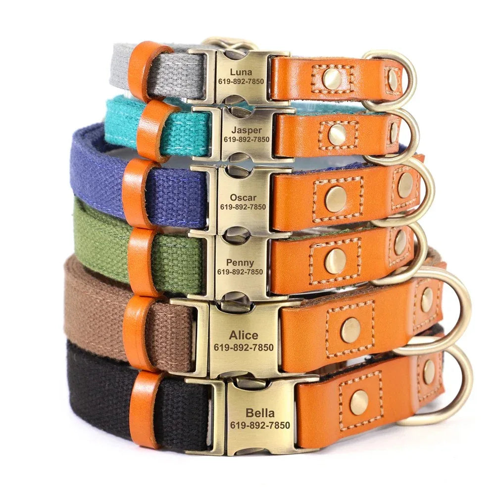Gepersonaliseerde Nylon Halsband - Ruffy