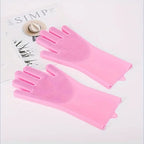 Silicone Badhandschoenen voor Honden Massage en Verzorging Vachtontharing Stressvrij Baden - Ruffy