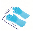 Magic Silicone Handschoenen Huisdieren Ontharing Bad Massage Veelzijdig Comfortabel Gemakkelijk Schoon te Maken Rubber - Ruffy