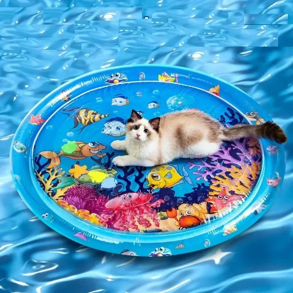 Lichtgewicht verkoelende Pet Mat met Duurzaam PVC Handwasbaar Ontwerp voor Zomer Comfort - Ruffy