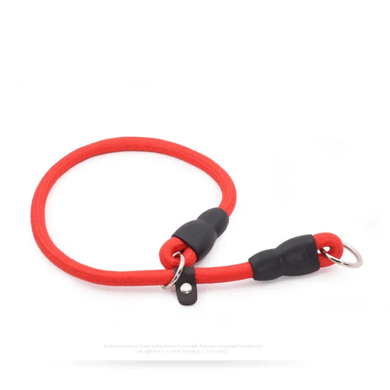 Hondendressuurhalsband | Anti-Rek Slipdesign | Duurzaam Nylon | Verstelbare Pasvorm - Ruffy