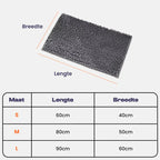 CleanPaw Mat - Honden Deur Schoonloopmat tegen Modder & Vieze Poten - Ruffy