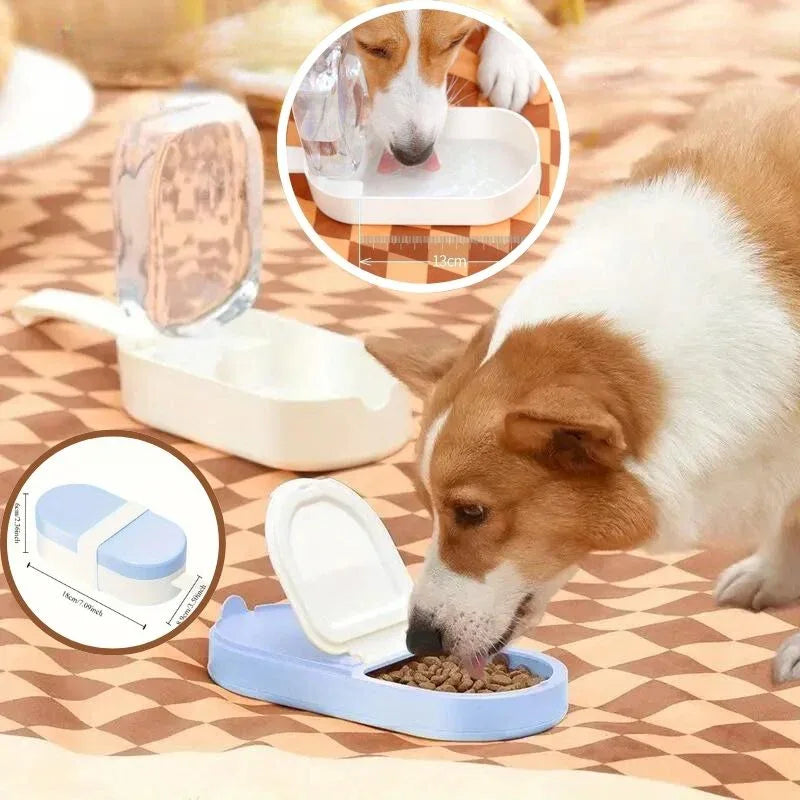 Draagbare 2 In 1 Voer- En Waterbak Voor Honden - Ruffy
